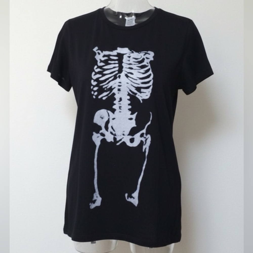 Skinny X-ray blouse graphic tee